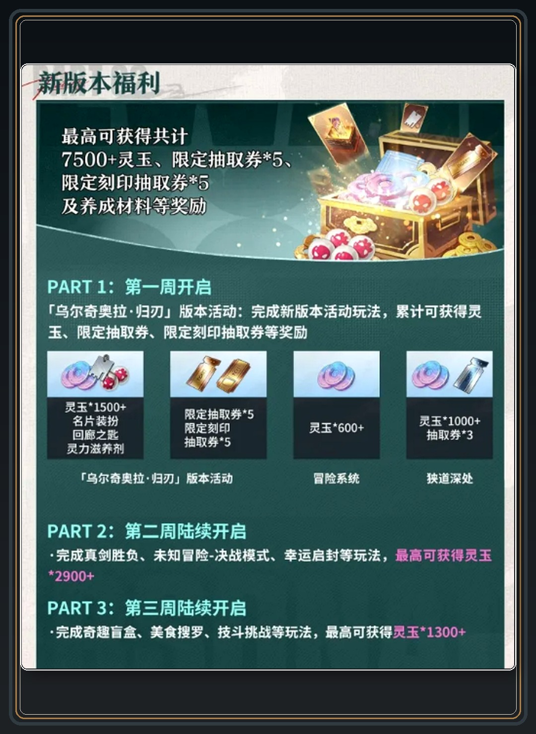 乌尔奇奥拉归刃活动与卡池 06